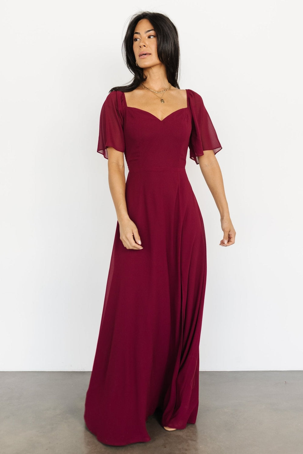 Sierra Sweetheart Maxi Dress | Baltic Born Mulberry