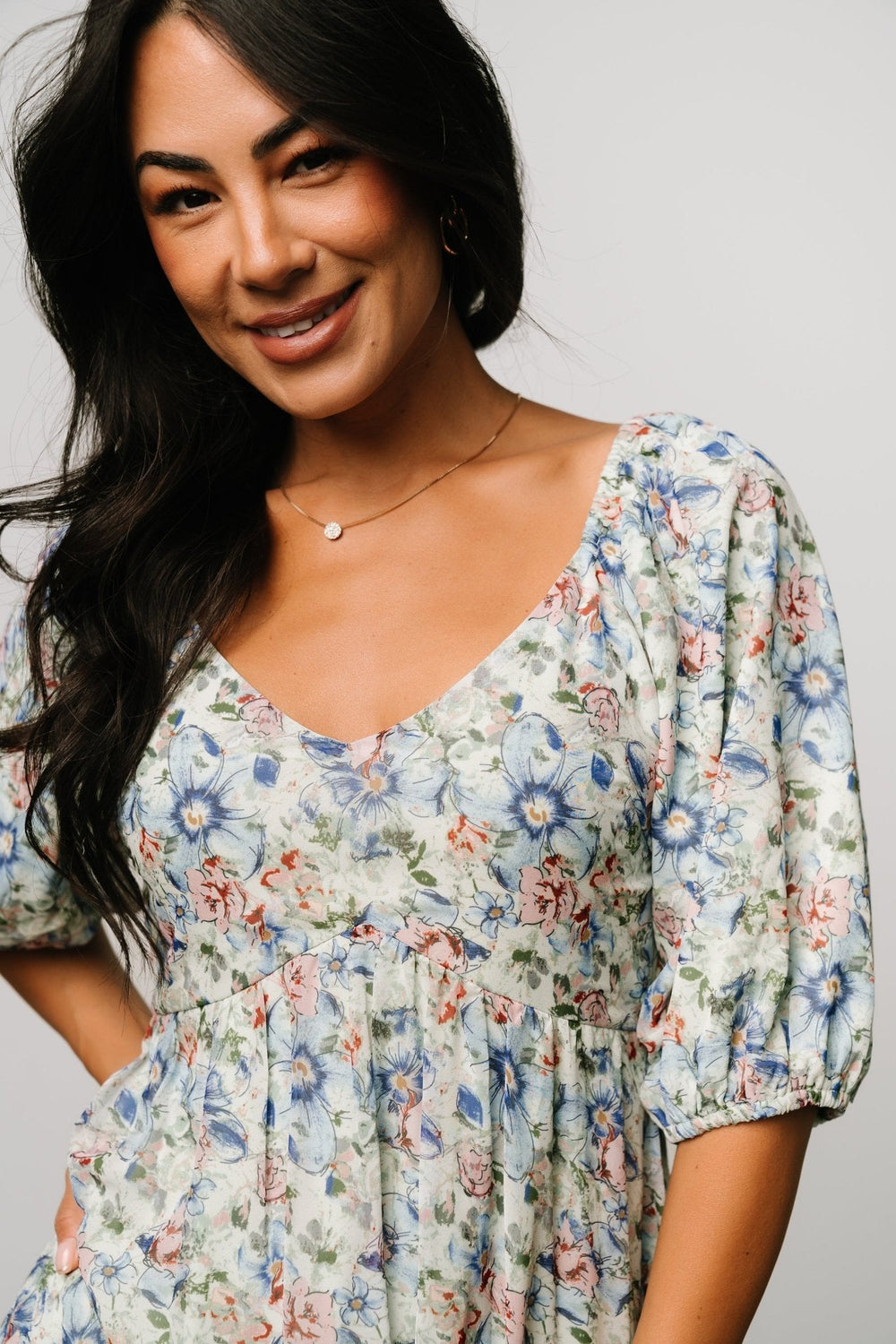 Ginny Maxi Dress | Baltic Born Light Green Floral