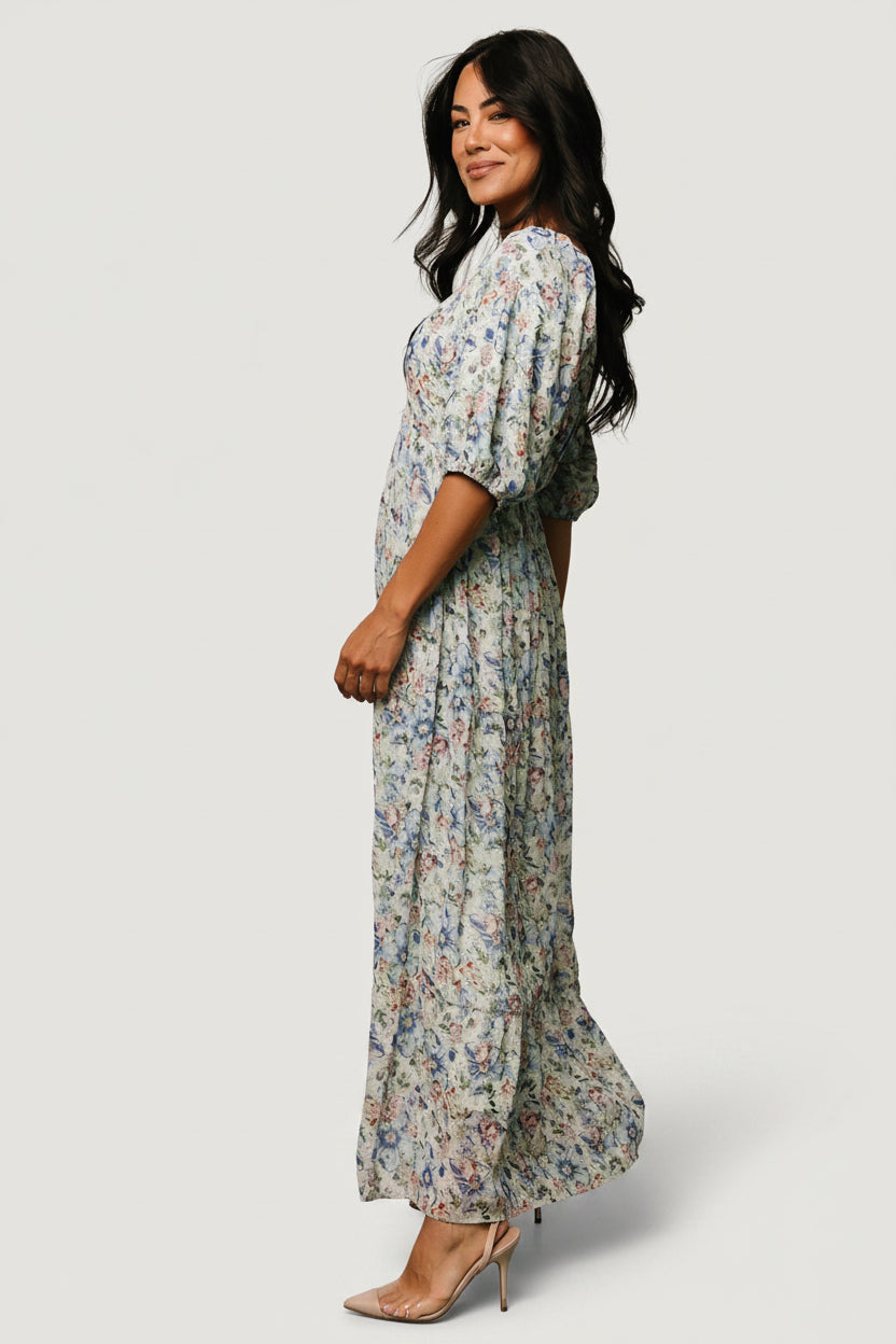Ginny Maxi Dress | Baltic Born Light Green Floral