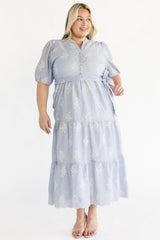 Marguerite Embroidered Dress | Baltic Born Light Blue