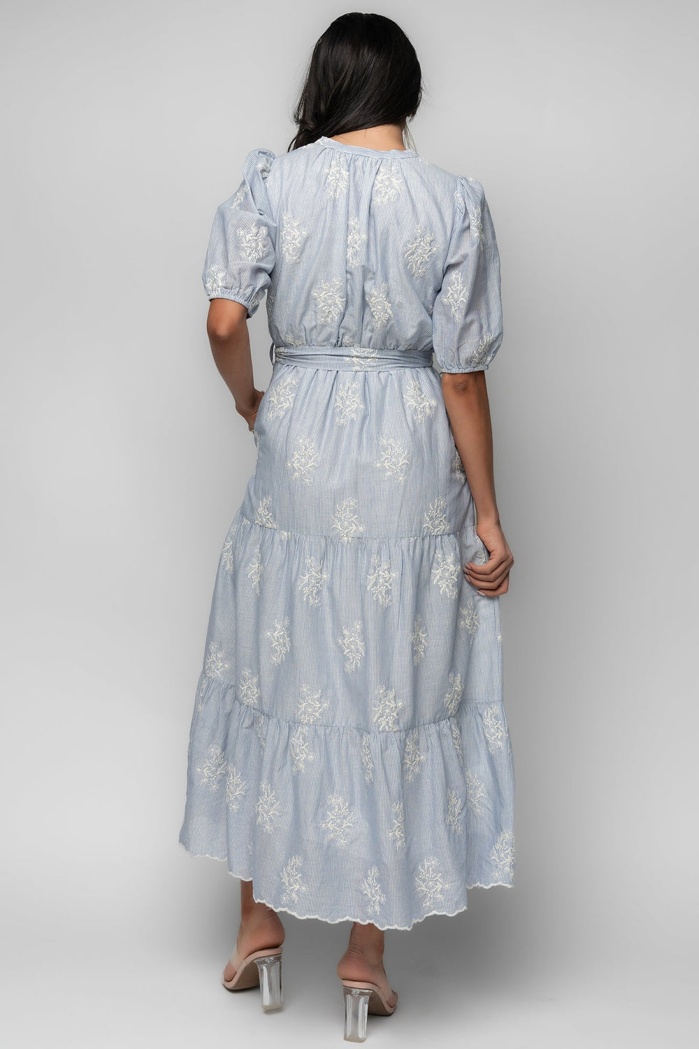 Marguerite Embroidered Dress | Baltic Born Light Blue