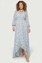 Daniella High Low Maxi Dress | Baltic Born Light Blue
