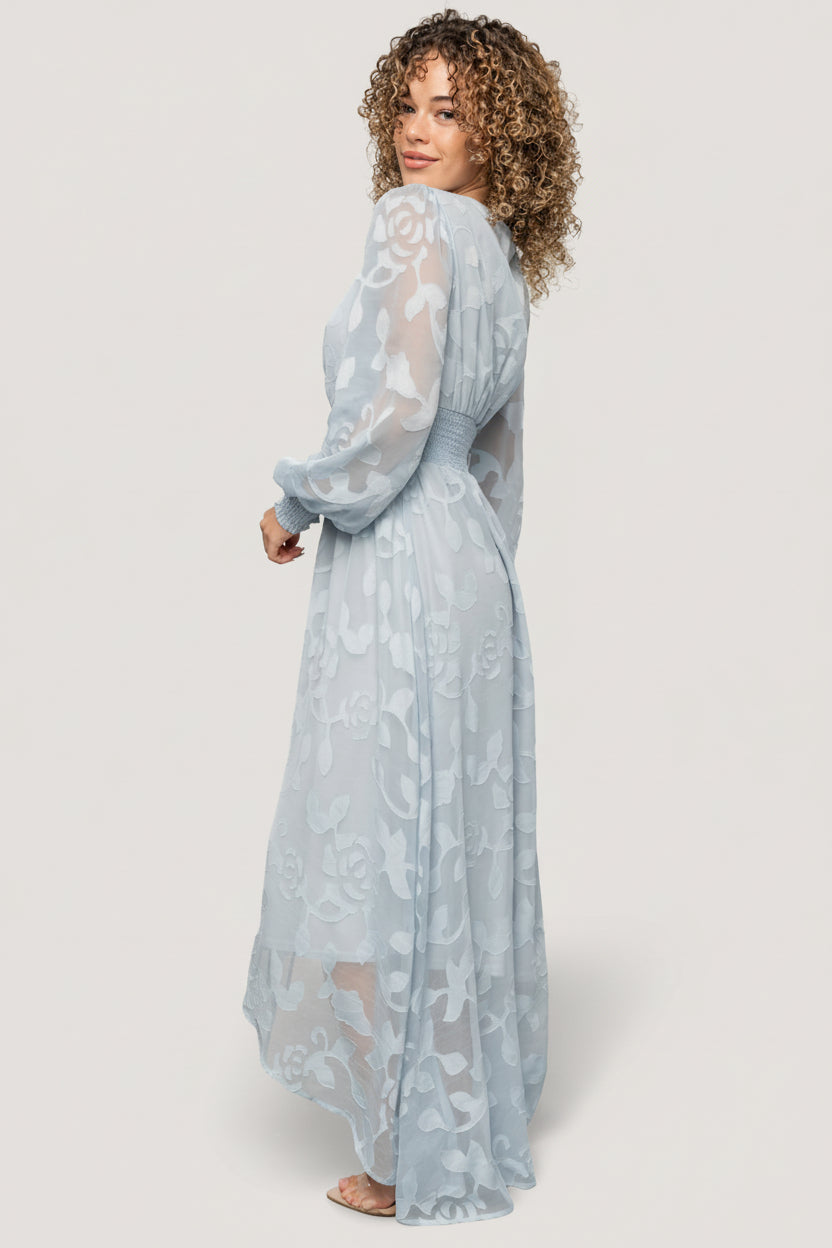 Daniella High Low Maxi Dress | Baltic Born Light Blue