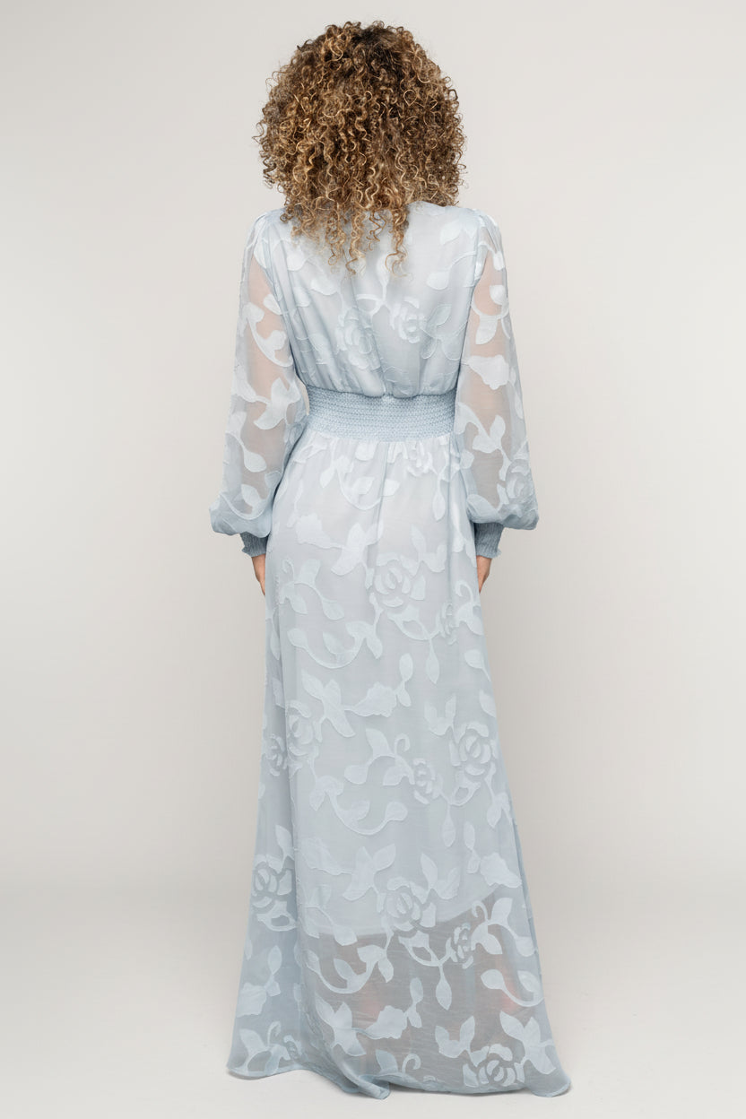Daniella High Low Maxi Dress | Baltic Born Light Blue