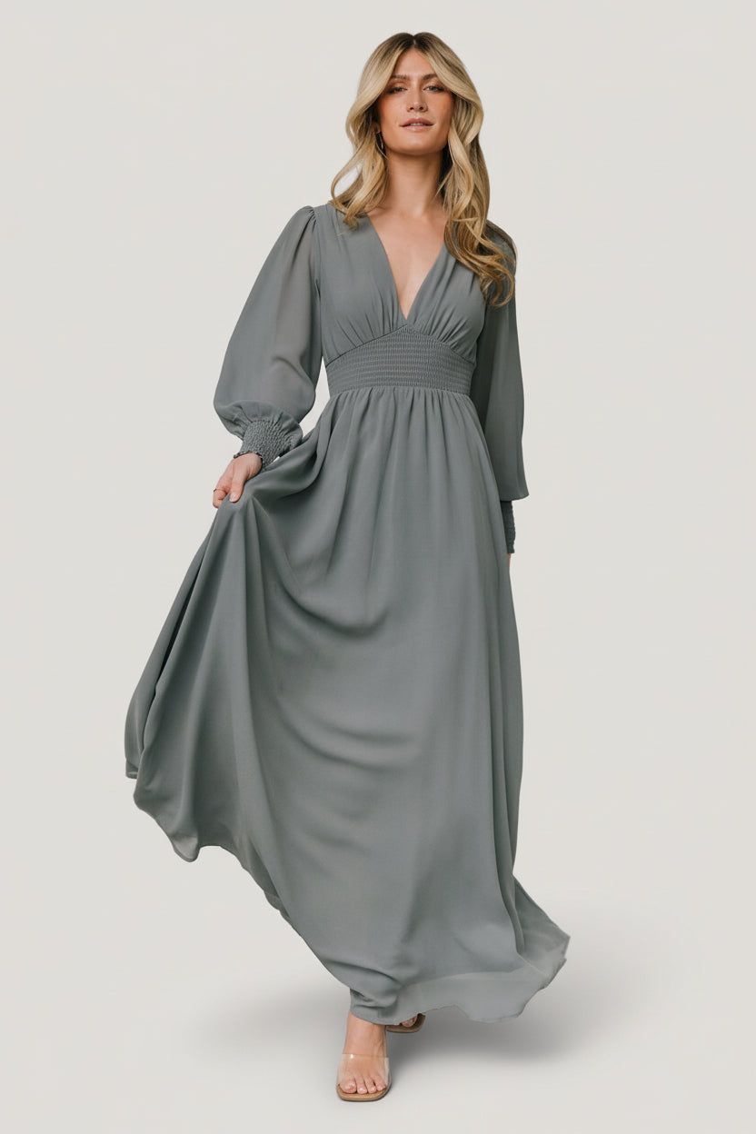 Olivia Maxi Dress | Baltic Born Dusty Blue