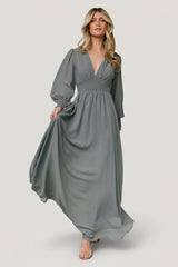 Olivia Maxi Dress | Baltic Born Dusty Blue