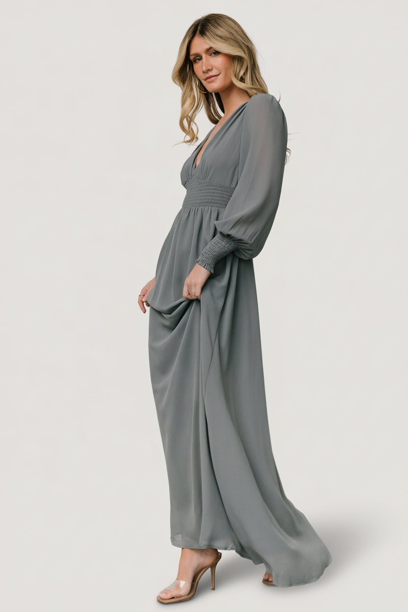Olivia Maxi Dress | Baltic Born Dusty Blue