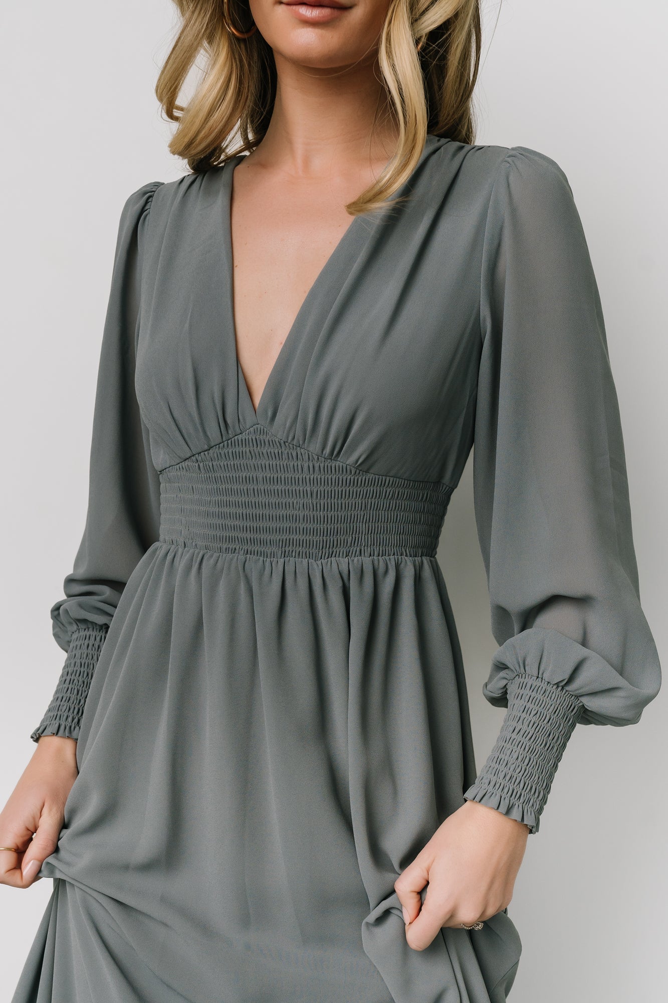 Olivia Maxi Dress | Baltic Born Dusty Blue