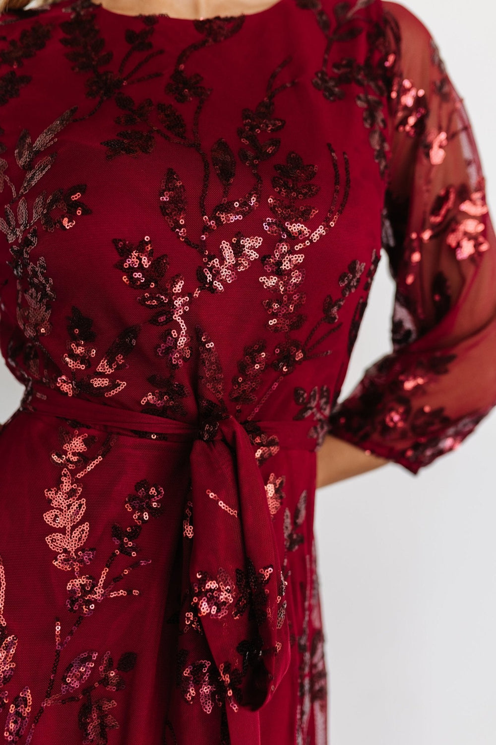 Destiny Sequin Maxi Dress | Baltic Born Wine