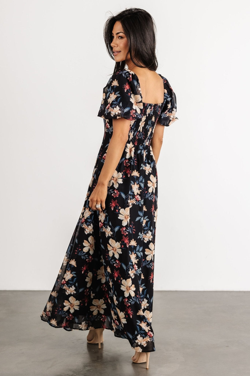 Raelynn Maxi Dress | Baltic Born Black Floral