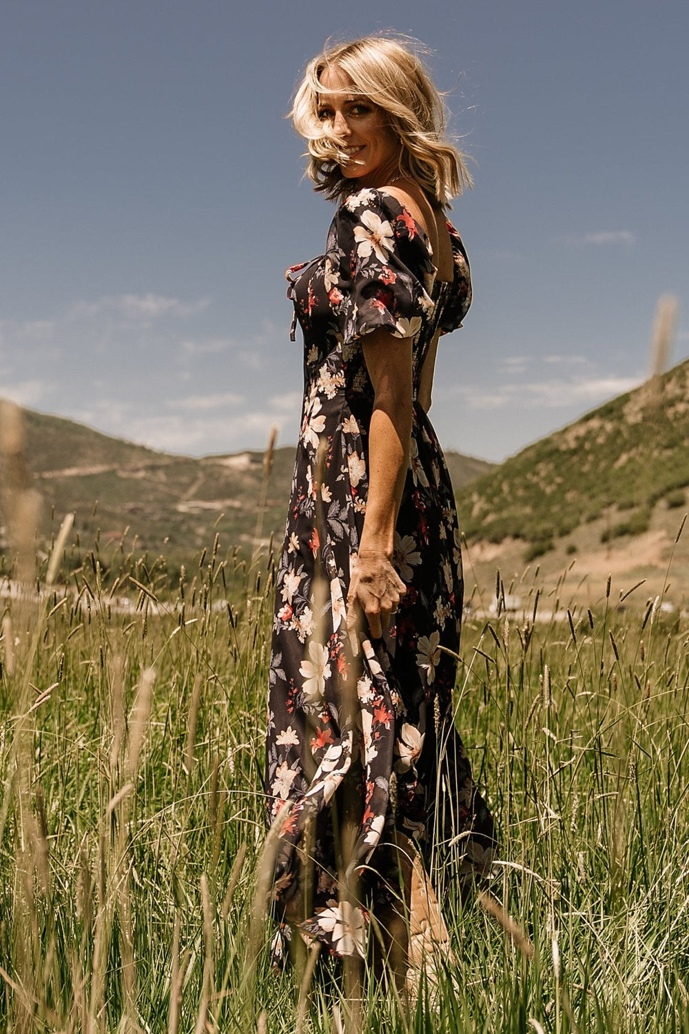 Raelynn Maxi Dress | Baltic Born Black Floral