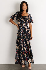 Raelynn Maxi Dress | Baltic Born Black Floral