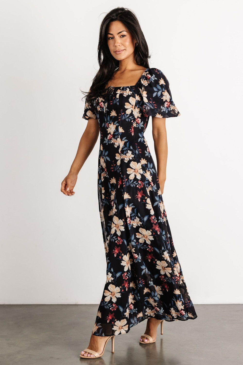 Raelynn Maxi Dress | Baltic Born Black Floral