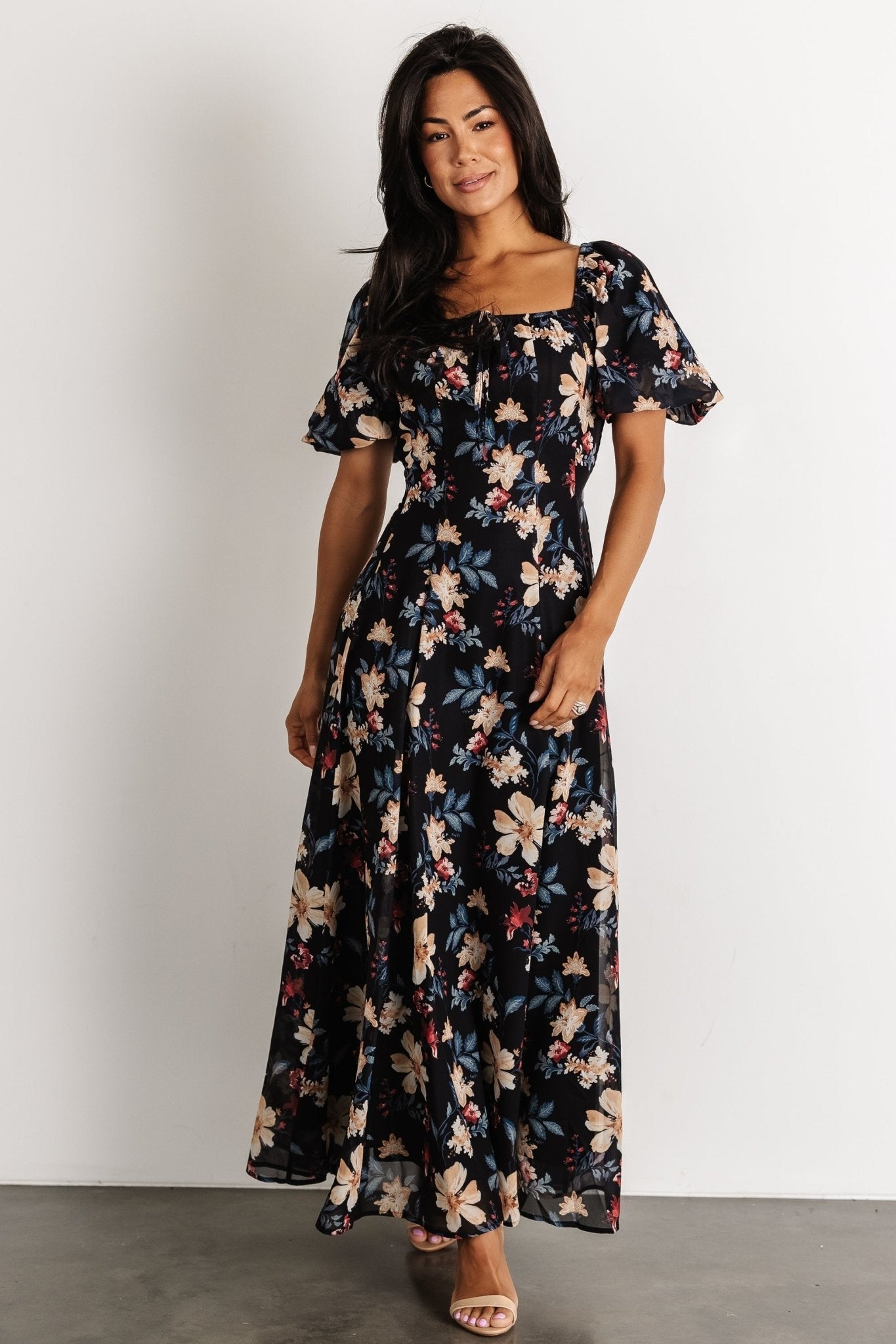 Raelynn Maxi Dress | Baltic Born Black Floral
