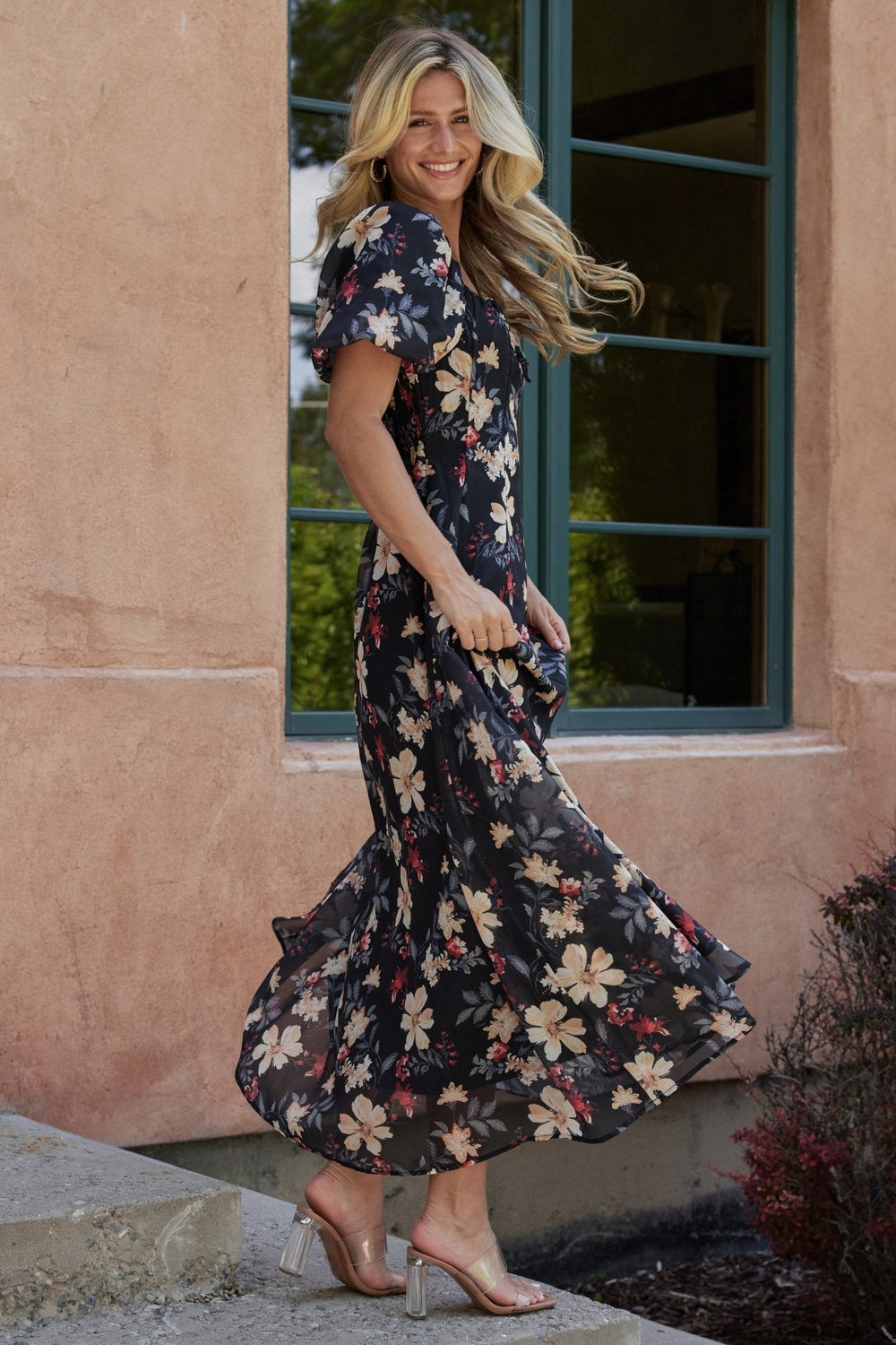 Raelynn Maxi Dress | Baltic Born Black Floral