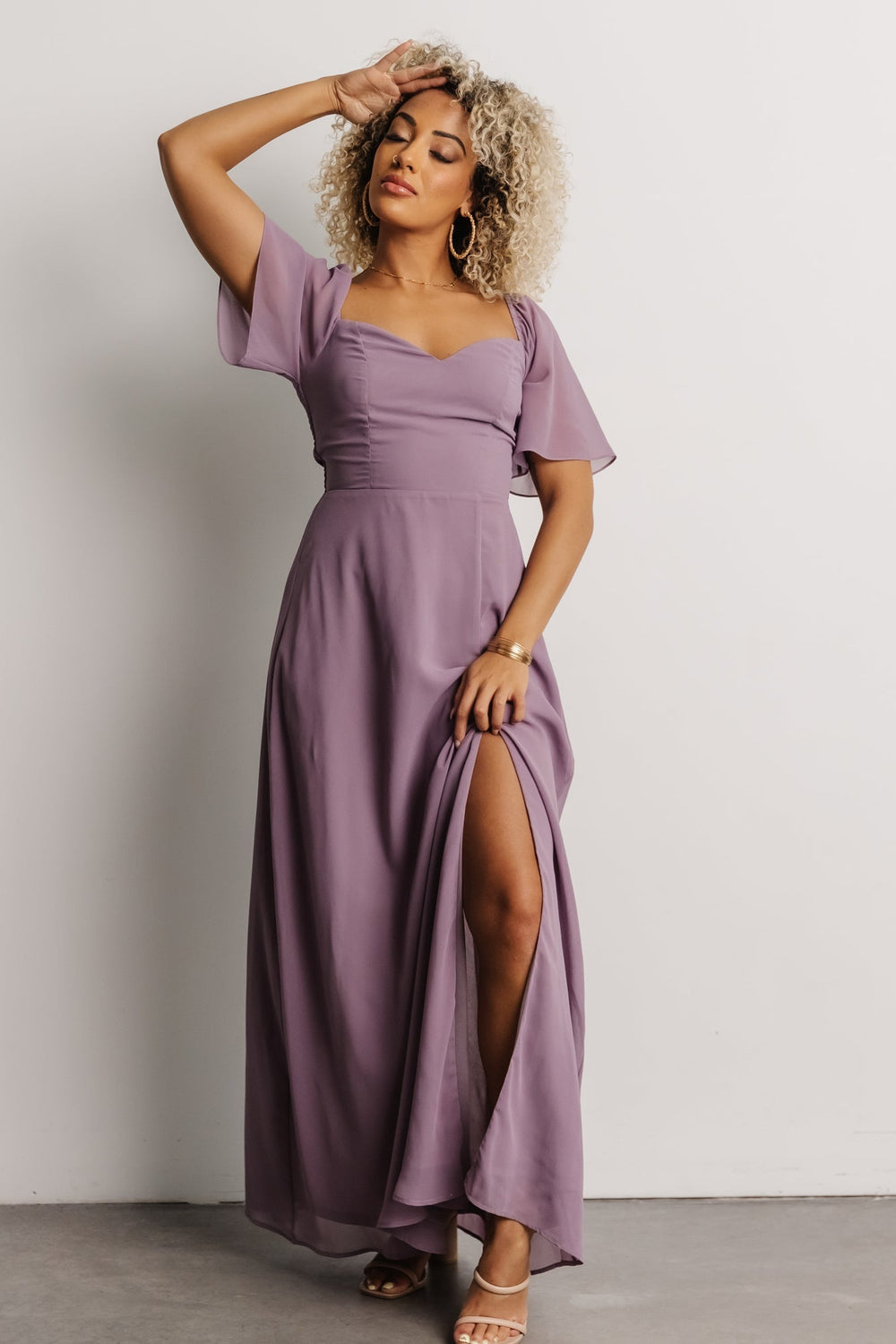 Sierra Sweetheart Maxi Dress | Baltic Born Lilac