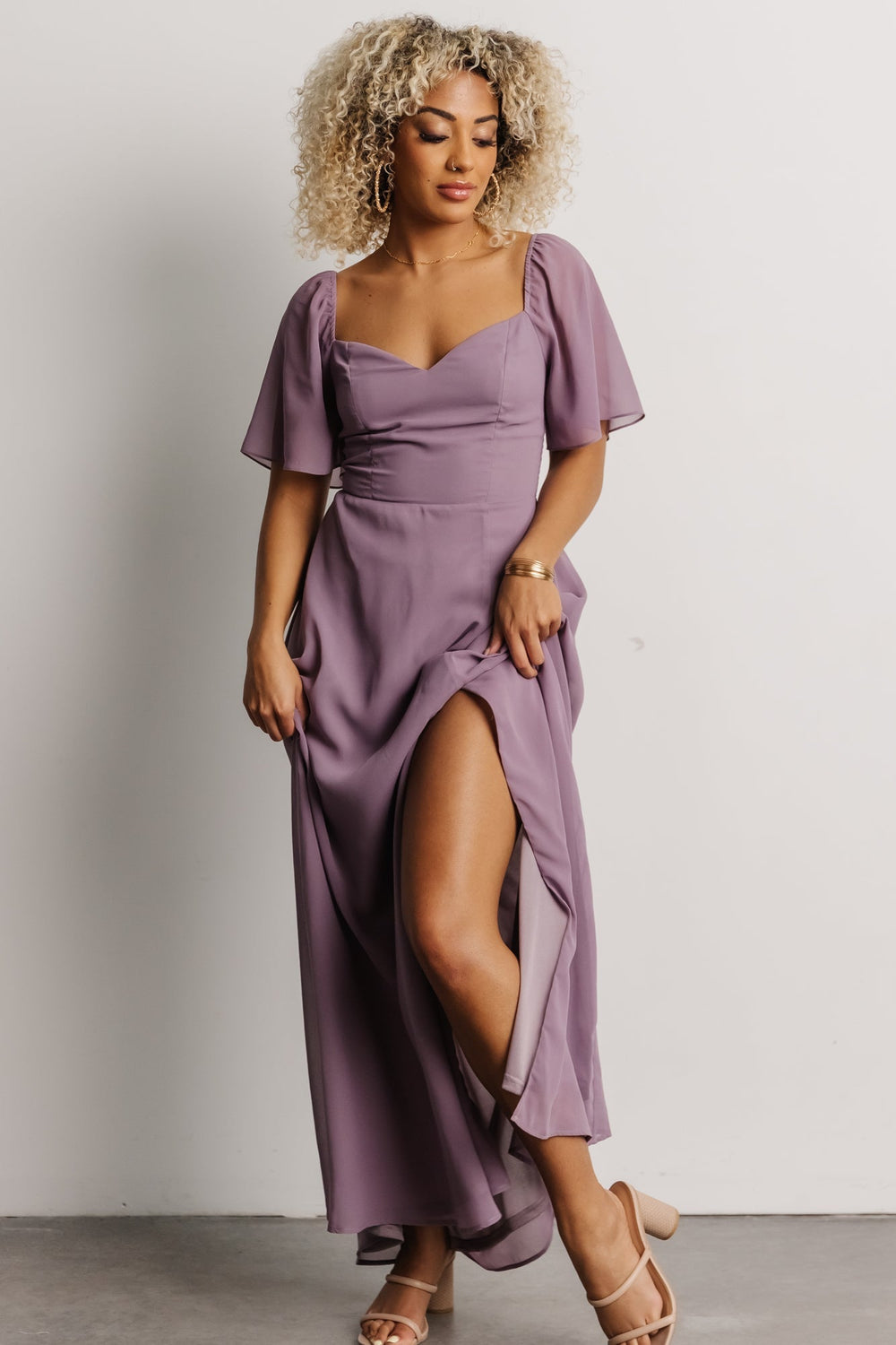 Sierra Sweetheart Maxi Dress | Baltic Born Lilac