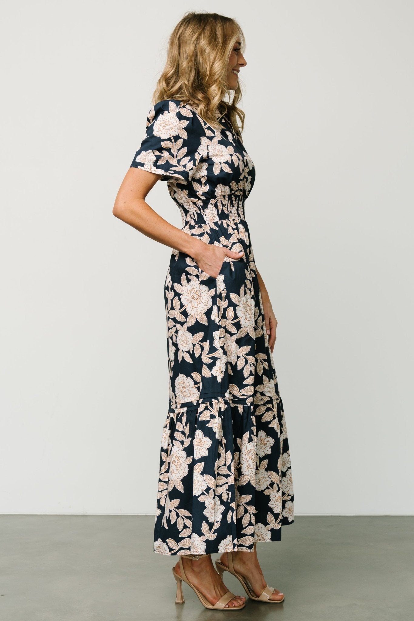 Vera Maxi Dress | Baltic Born Navy Floral