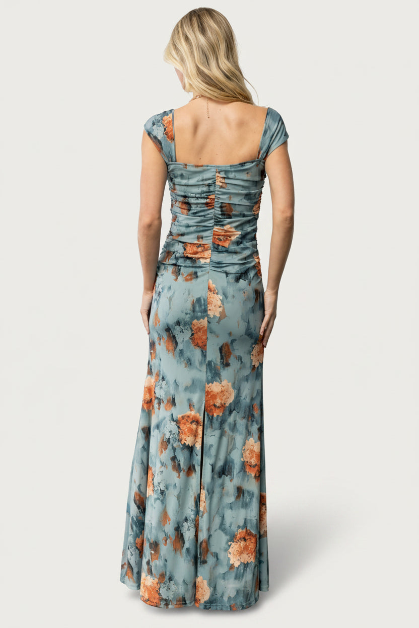 Amelia Tank Maxi Dress | Baltic Born Vintage Teal + Rust