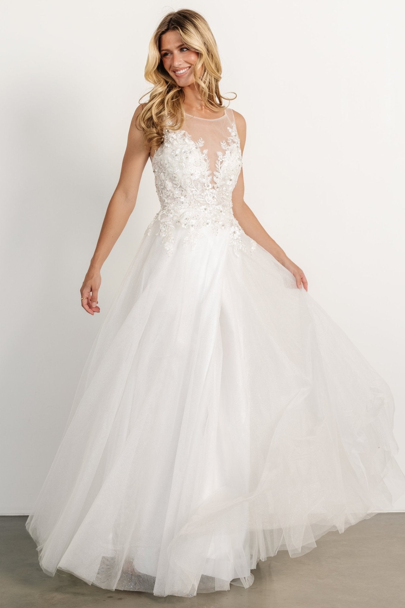 Affection Shimmer Bridal Gown | Baltic Born Off White