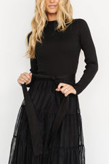 Demi Sweater Tulle Dress | Baltic Born Black