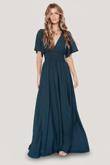 Verona Smocked Maxi Dress | Baltic Born Topaz