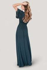 Verona Smocked Maxi Dress | Baltic Born Topaz