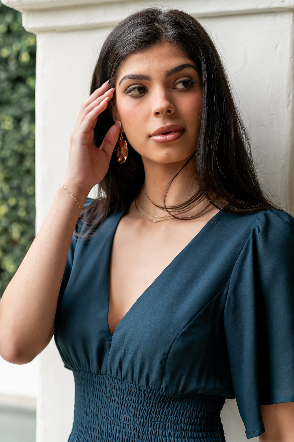 Verona Smocked Maxi Dress | Baltic Born Topaz