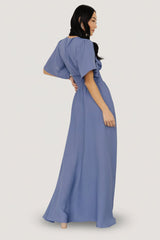 Verona Smocked Maxi Dress | Baltic Born Blue