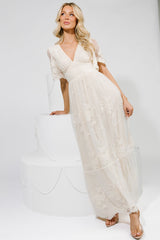 Rosalia Lace Maxi Dress | Baltic Born Vintage Cream