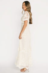 Rosalia Lace Maxi Dress | Baltic Born Vintage Cream
