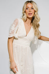 Rosalia Lace Maxi Dress | Baltic Born Vintage Cream