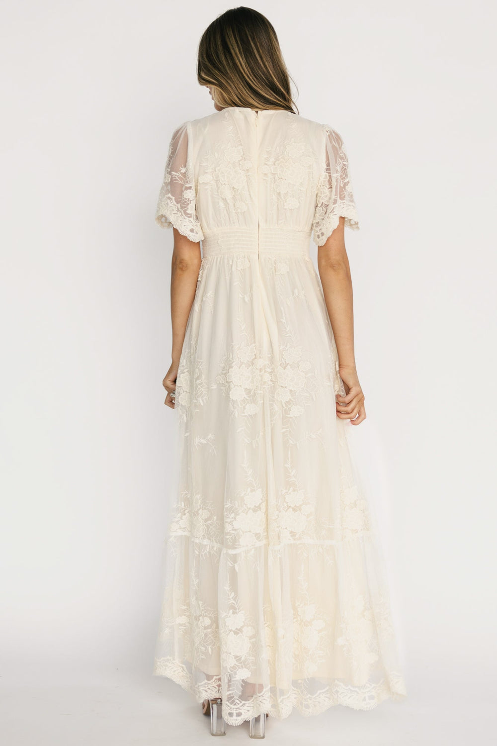 Rosalia Lace Maxi Dress | Baltic Born Vintage Cream