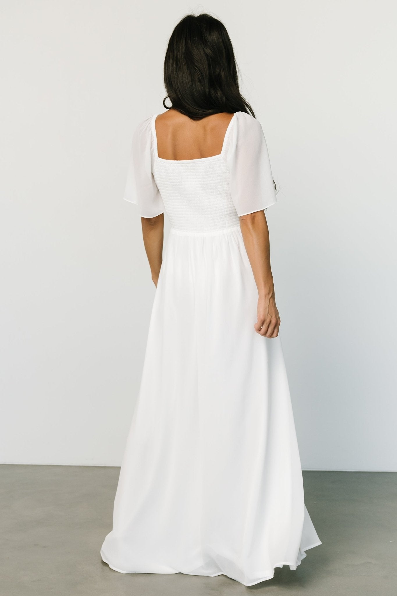 Sierra Sweetheart Maxi Dress | Baltic Born White
