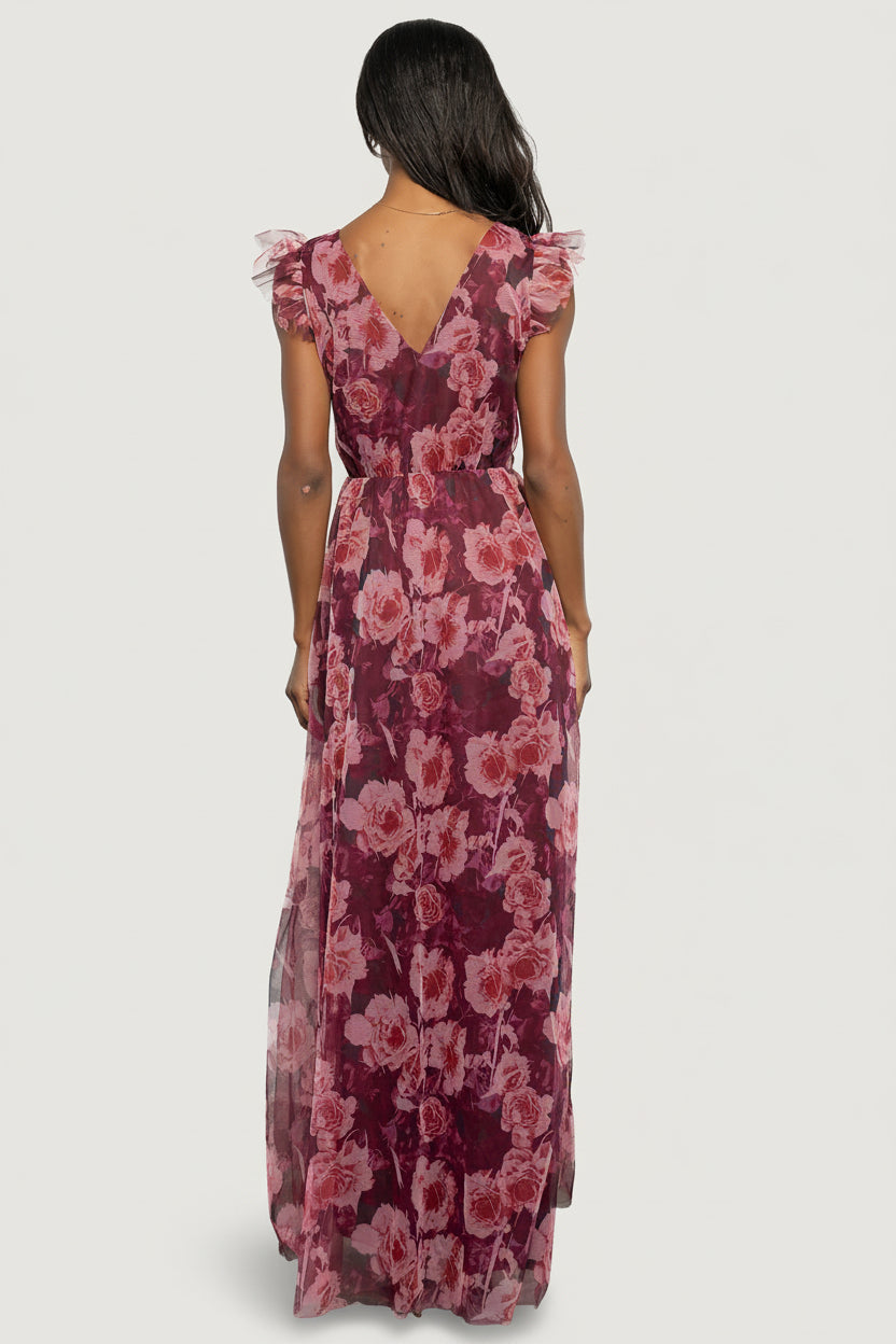 Adelyn Maxi Dress | Baltic Born Wine Floral