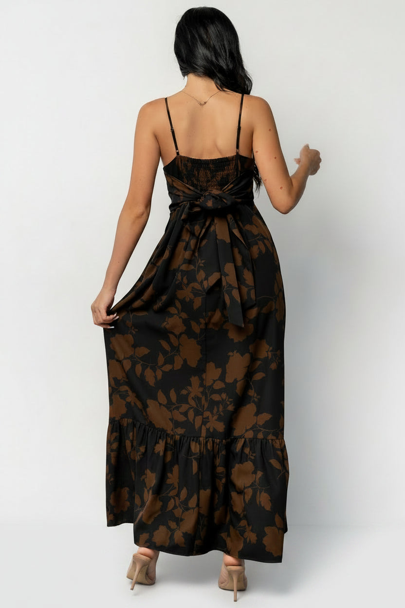 Regan Tank Maxi Dress | Baltic Born Espresso Print