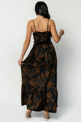 Regan Tank Maxi Dress | Baltic Born Espresso Print