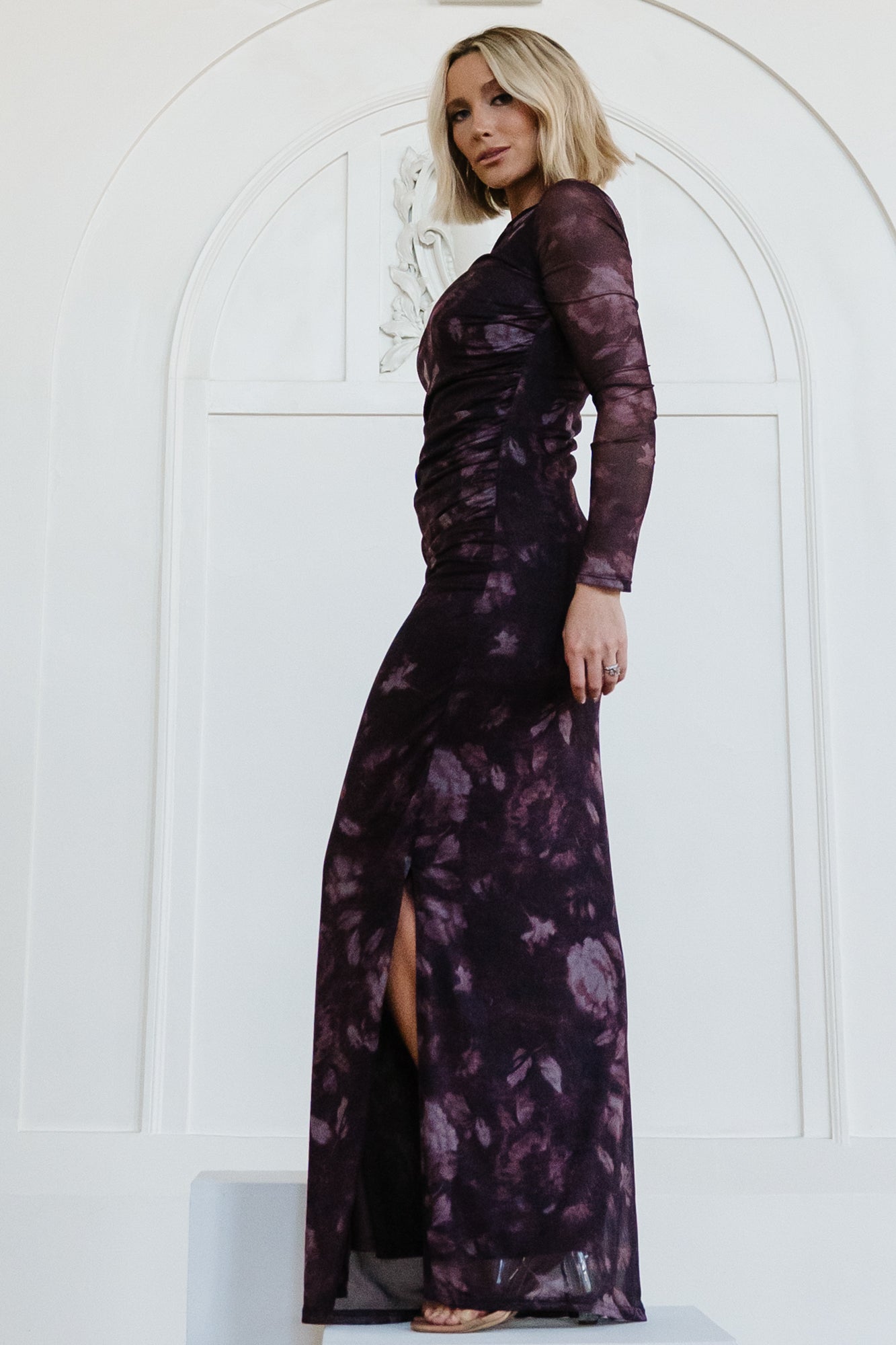 Isadora Maxi Dress | Baltic Born Deep Plum Floral