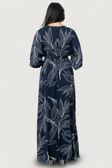 Kalea Maxi Dress | Baltic Born Navy + White
