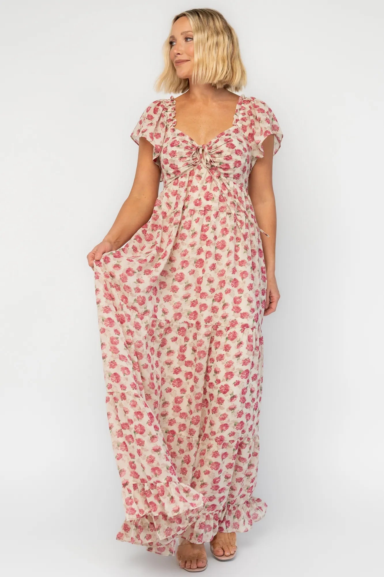 Solene Maxi Dress | Baltic Born Mauve Multi