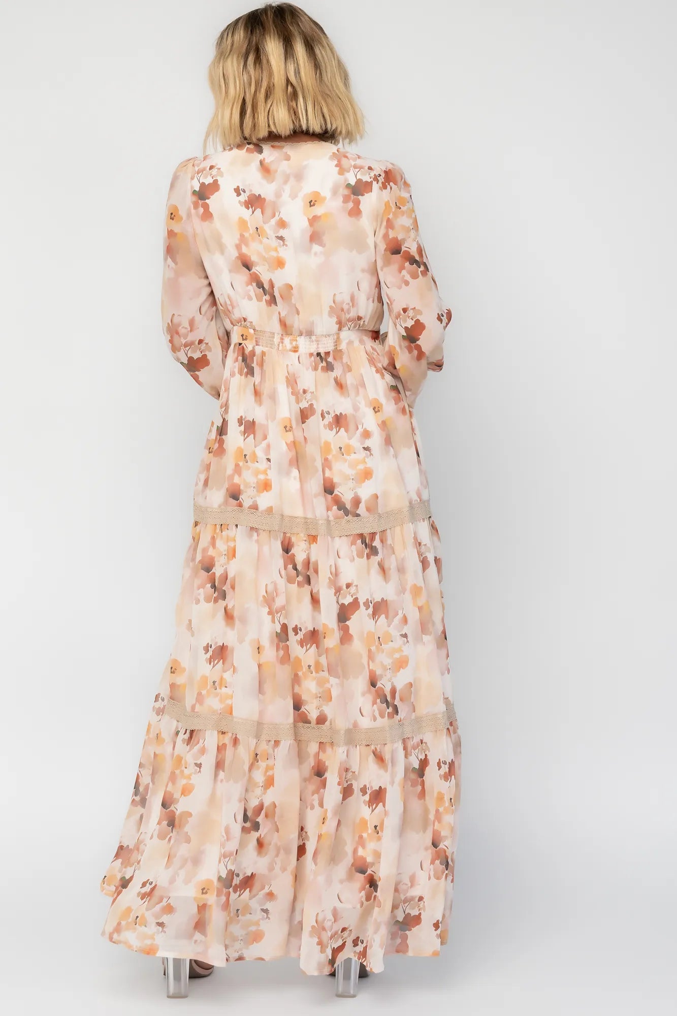 Langley Maxi Dress | Baltic Born Warm Abstract Floral