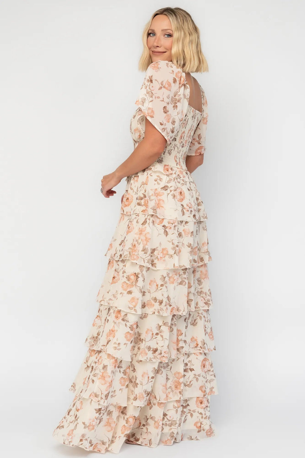 Bliss Tiered Maxi Dress | Baltic Born Vintage Cream Floral