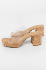 Adenine Platform Chunky Heel | Baltic Born Clear