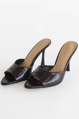 Rosabelle Open Toe Mule Heel | Baltic Born Brown