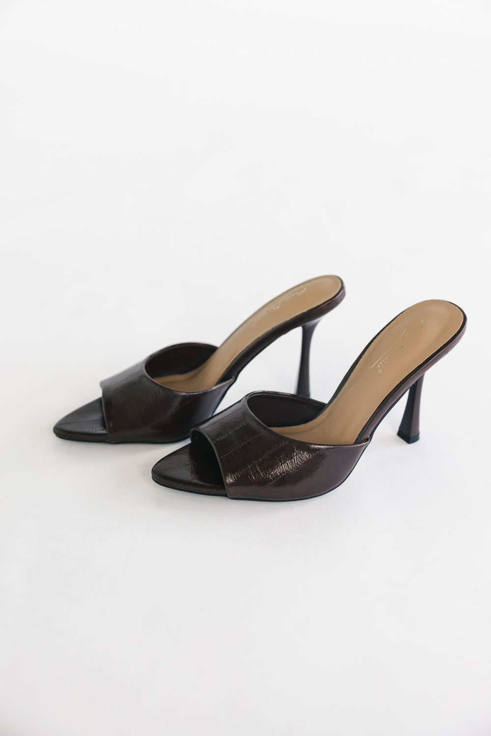 Rosabelle Open Toe Mule Heel | Baltic Born Brown