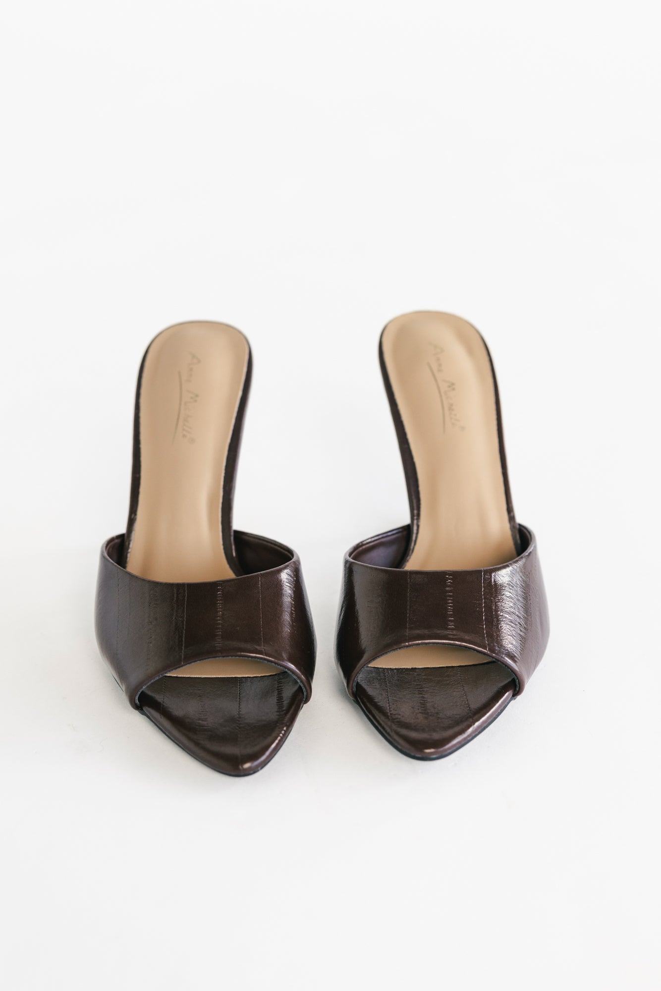 Rosabelle Open Toe Mule Heel | Baltic Born Brown