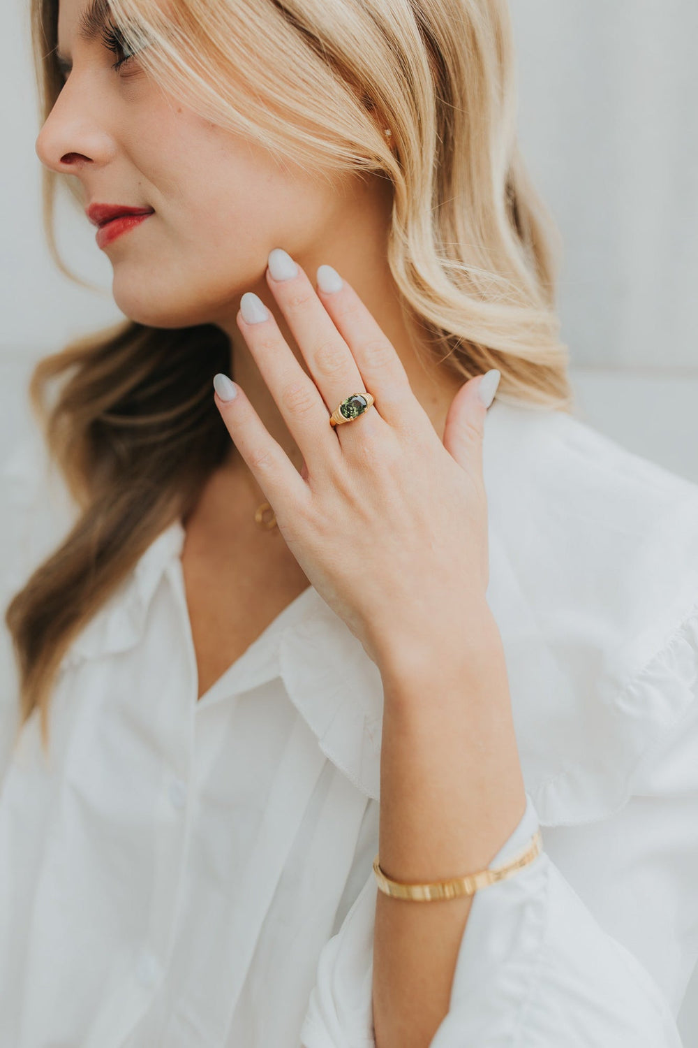 The Maddie Ring in Emerald | Baltic Born