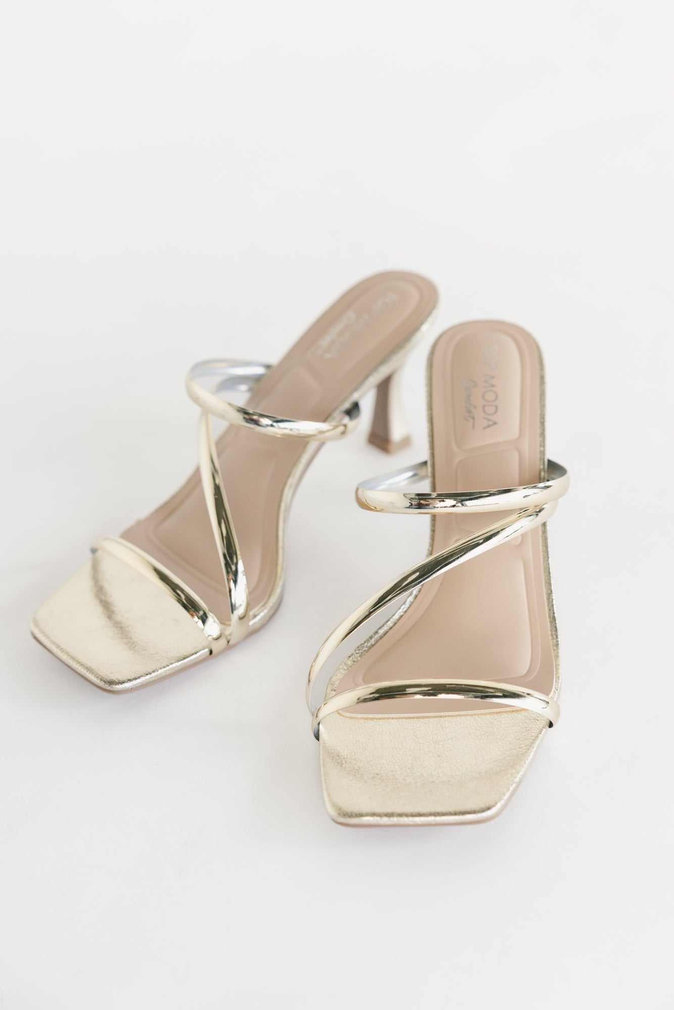 Lavon Slim Flared Heel | Baltic Born Gold