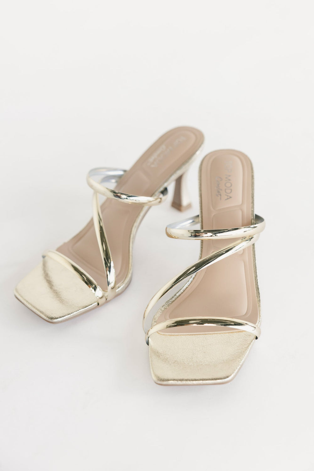 Lavon Slim Flared Heel | Baltic Born Gold