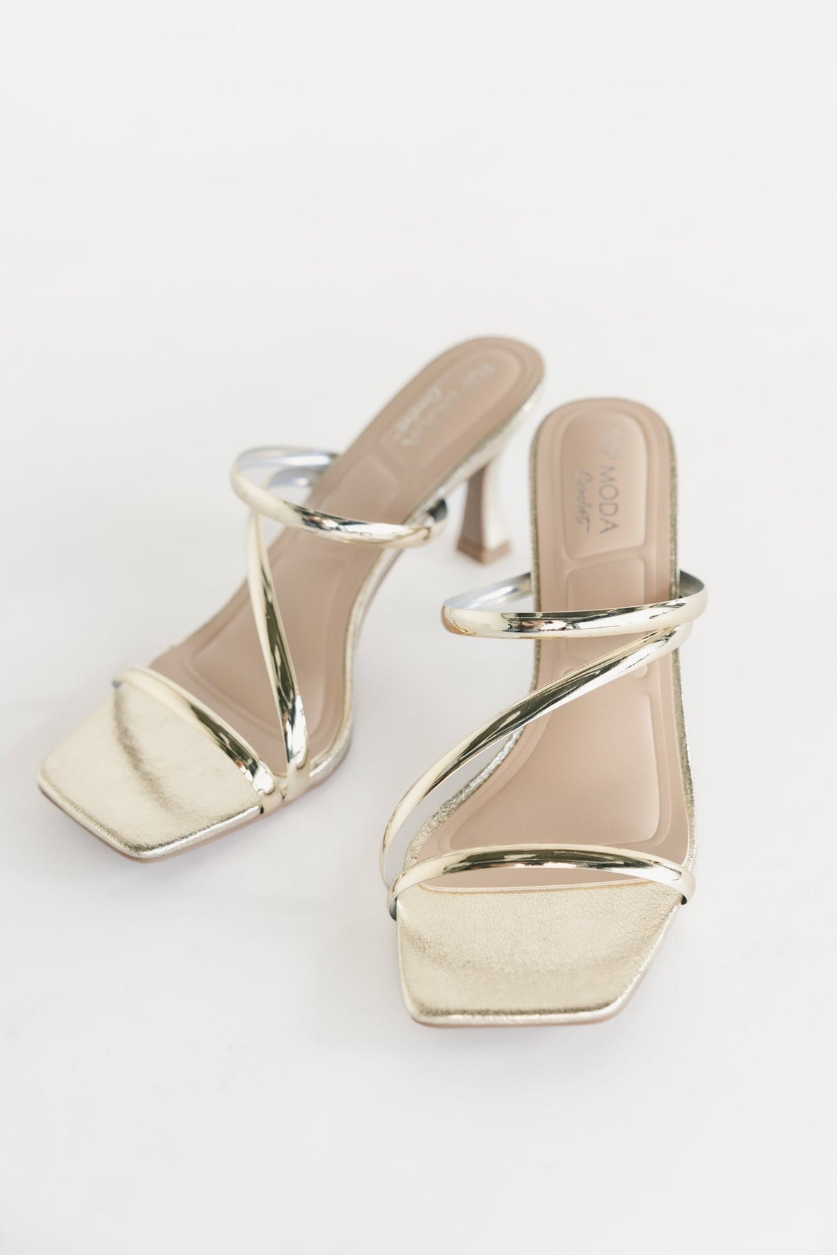 Lavon Slim Flared Heel | Baltic Born Gold